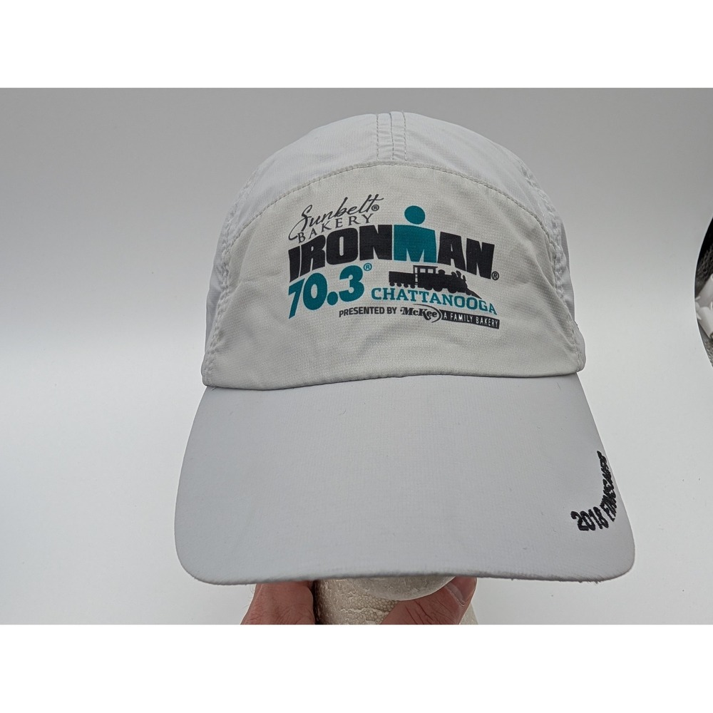Boco Gear Ironman 70.3 Chattanooga 2018 Finisher Running Hat Grey One Size